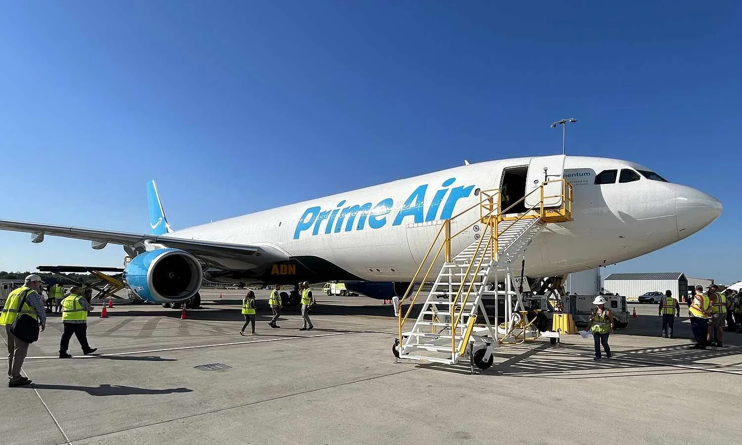Amazon Air first A330P2F (CVG Airport)