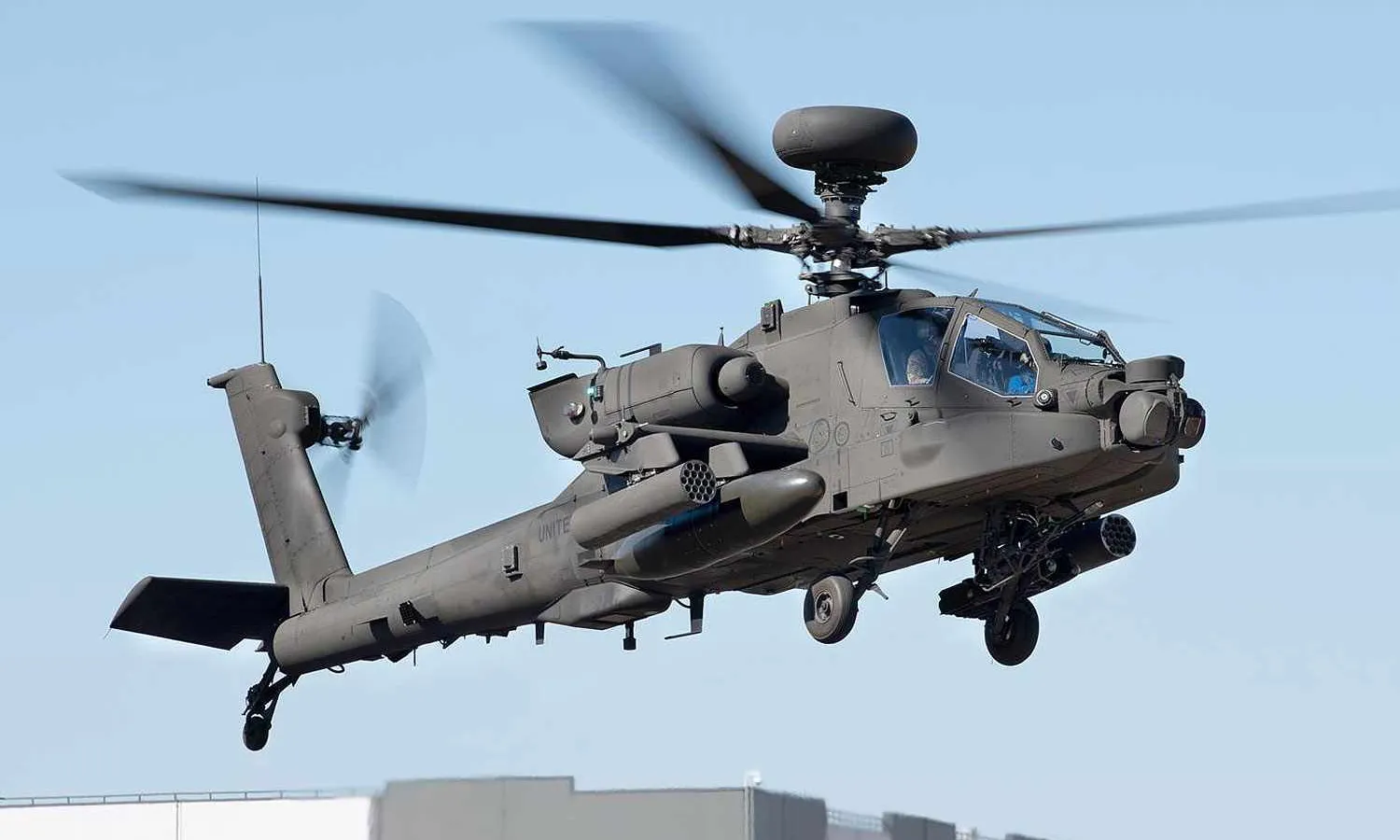 Updated AH-64E Apache helicopter (Boeing)