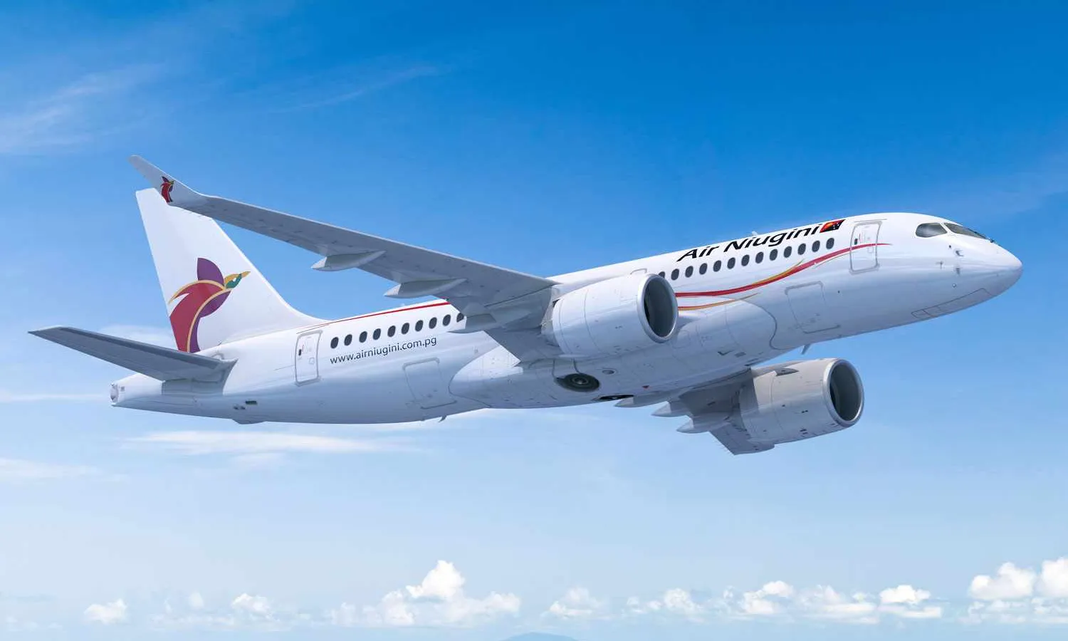 Air Niugini A220-100 rendering (Airbus)