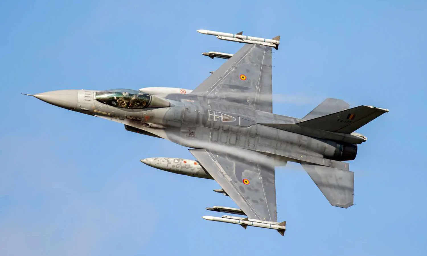 Belgian Air Force F-16AM fighter (Rob Schleiffert)