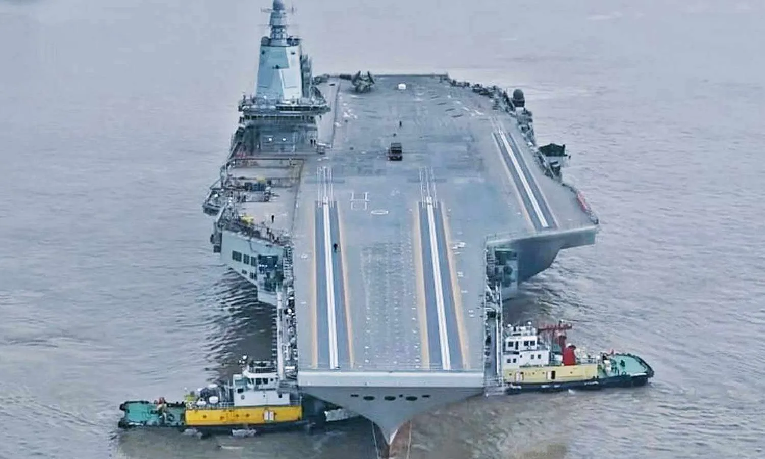 People's Liberation Army Navy Fujian aircraft carrier (CCTV)