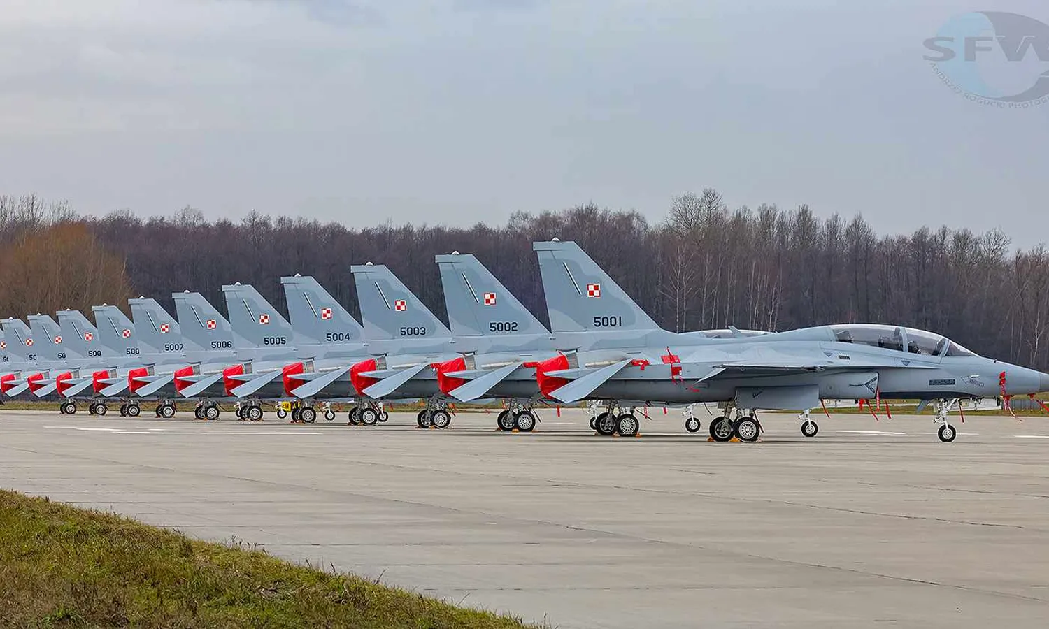 Polish Air Force FA-50GF aircraft (Andrzej Rogucki)