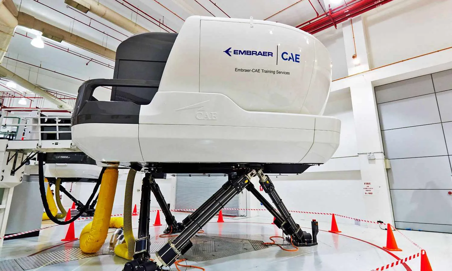 Embraer CAE E2 flight simulator in Singapore (Embraer)