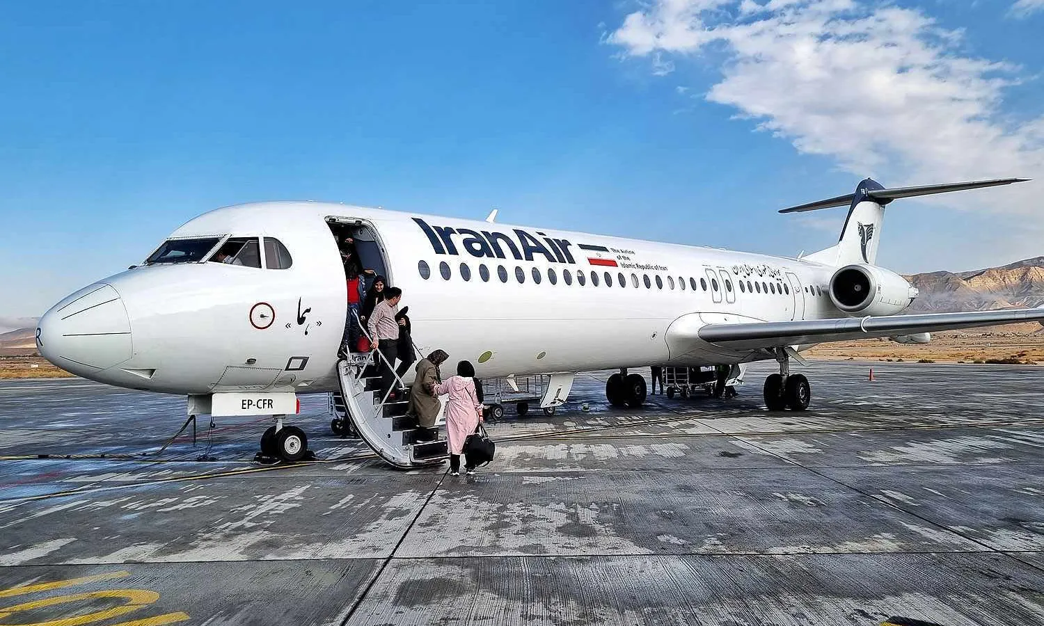 Iran Air Fokker 100 (Amin Noubahar)