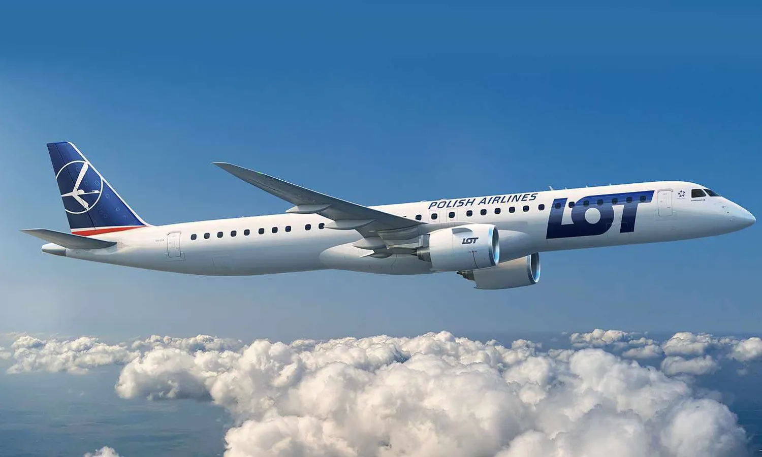 LOT Polish Airlines E195-E2 rendering (Embraer)