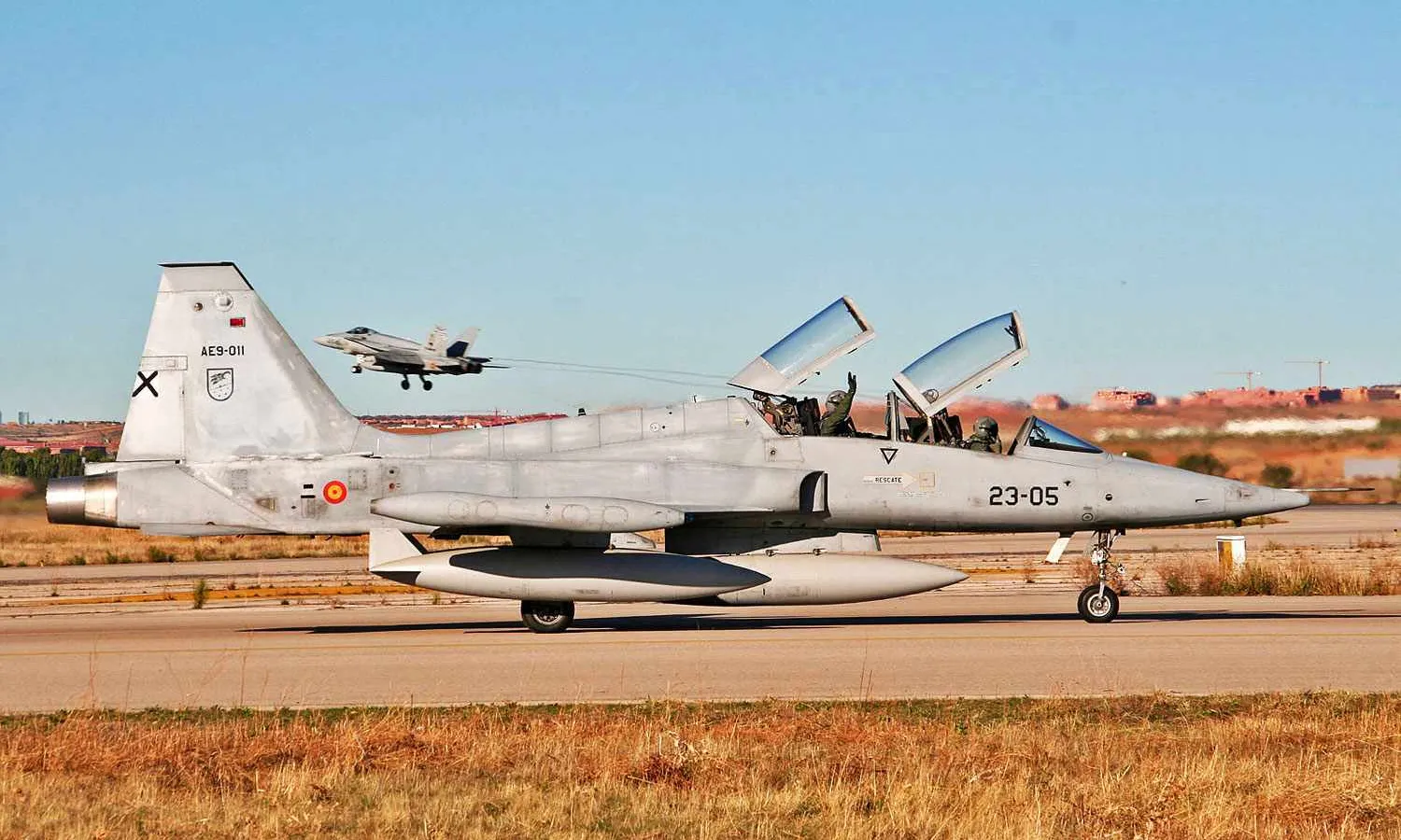Spanish Air Force Northrop F-5M (AE.9) trainer aircraft (Spanish Air Force)