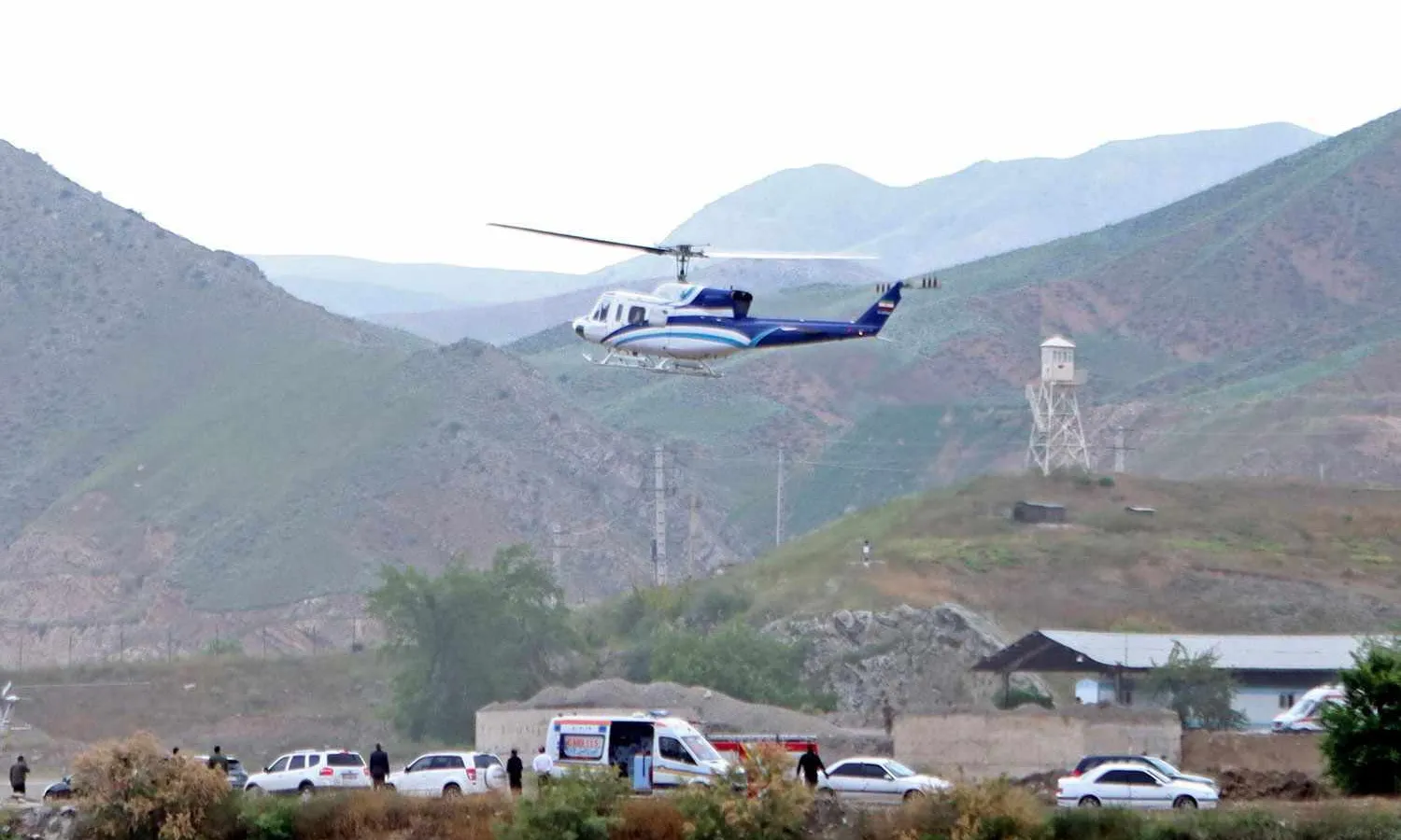 The Iranian president helicopter (IRNA)