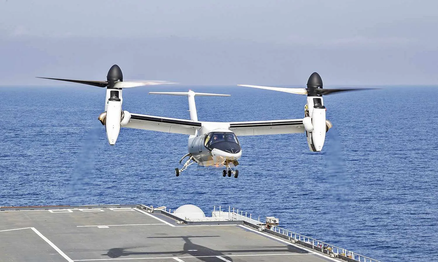 AW609 ship trial campaign (Leonardo)