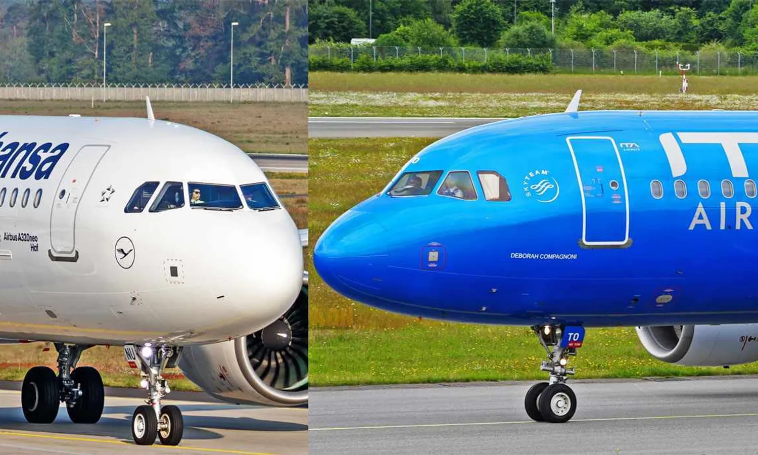 Lufthansa and ITA Airways Airbus A320 (TJDarmstadt/MarcelX42)
