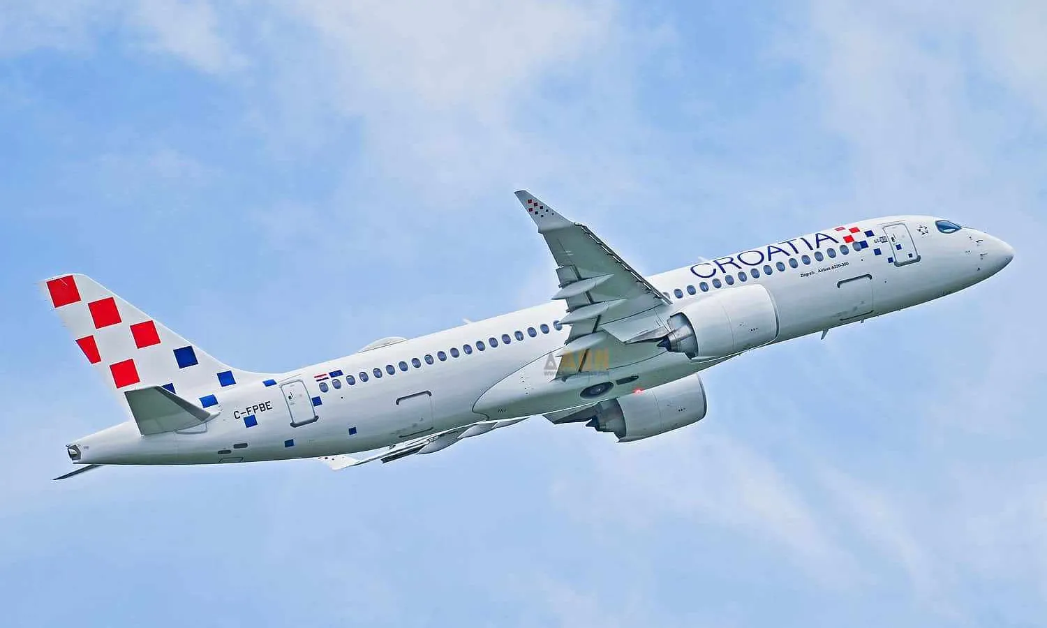 Croatia Airlines first A220-300 (Airbus)