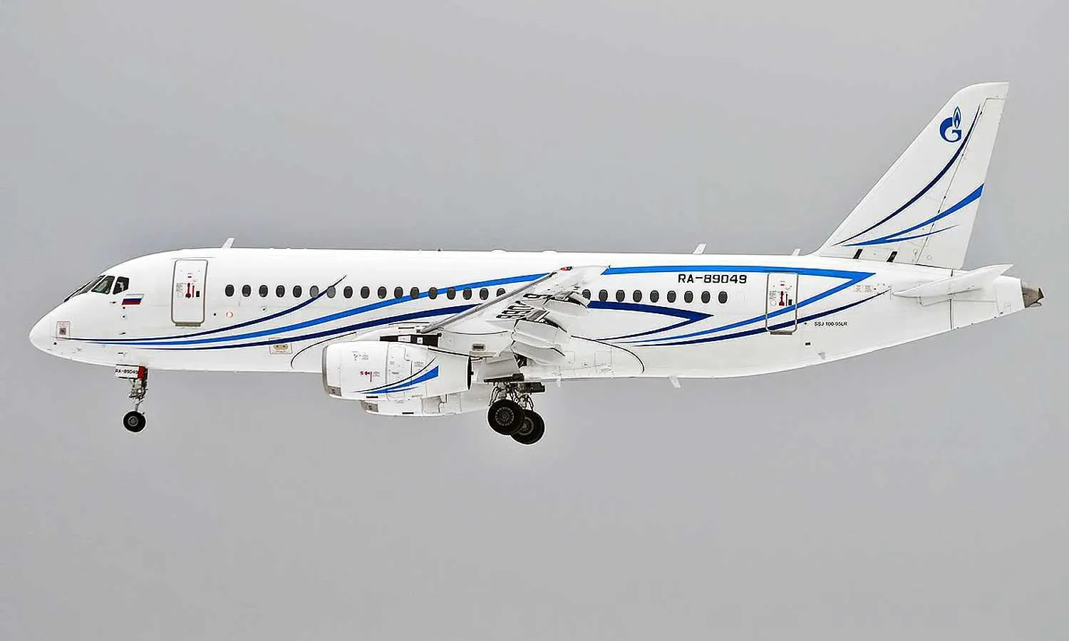 Gazpromavia SuperJet 100 registration RA-89049 (Anna Zvereva)