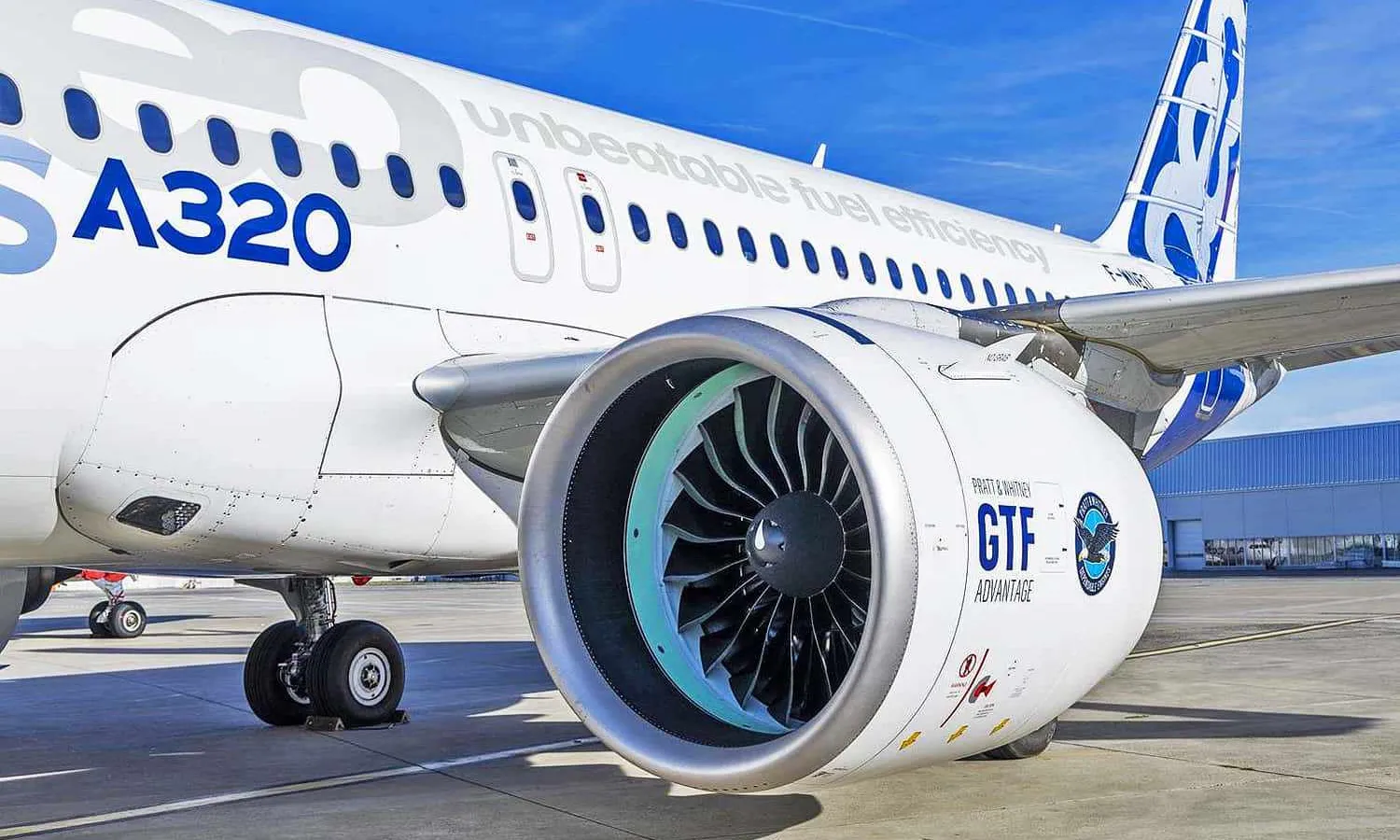 GTF engine on the A320neo (Airbus)