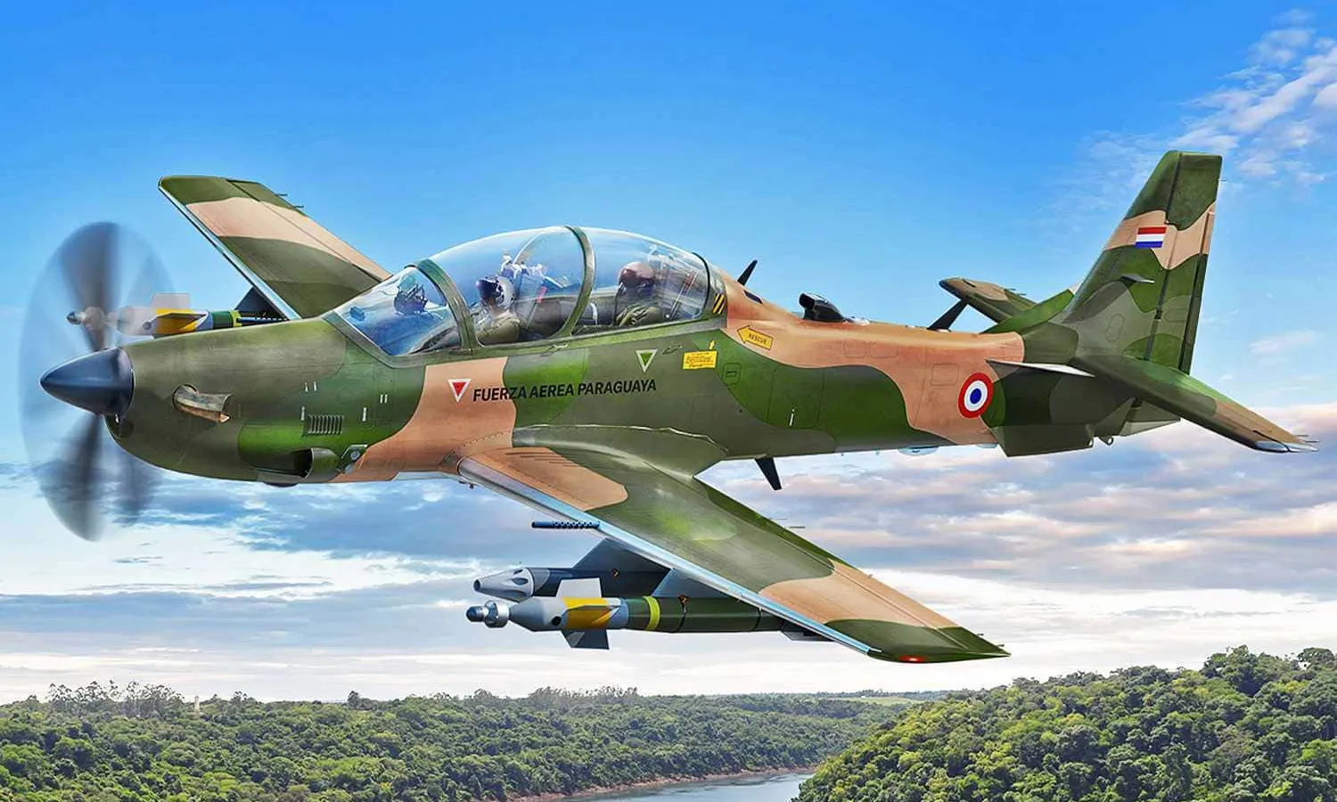Paraguayan Air Force A-29 Super Tucano rendering (Embraer)