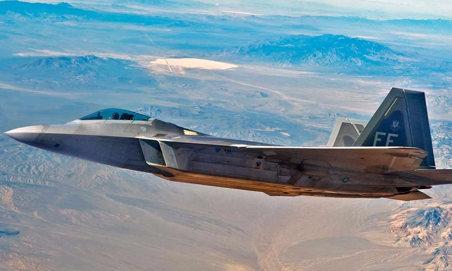 Area 51 in the background