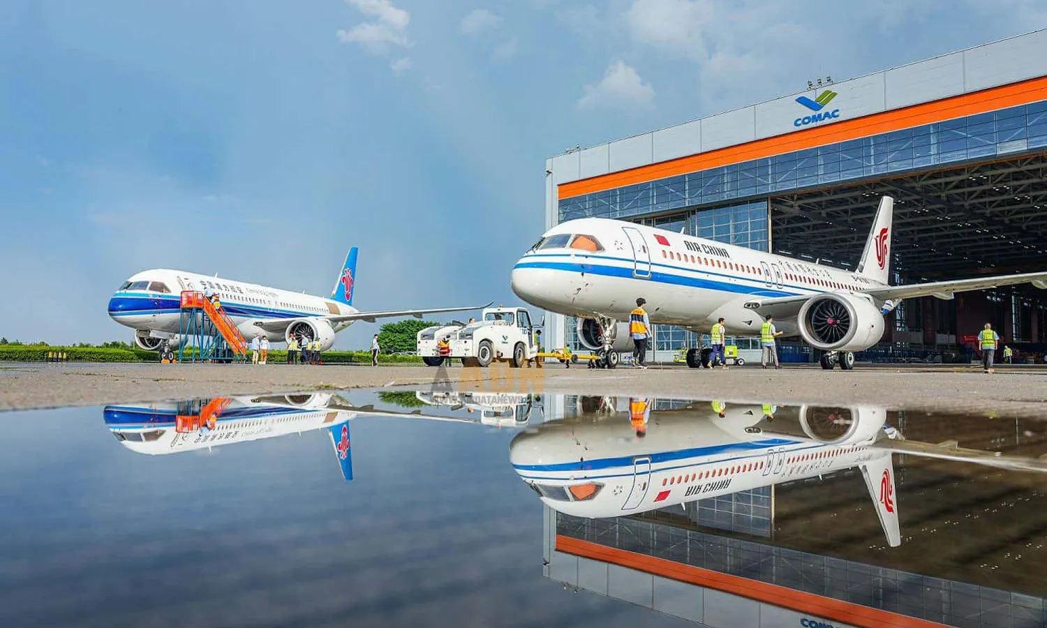 China Southern and Air China C919 aircraft (COMAC)