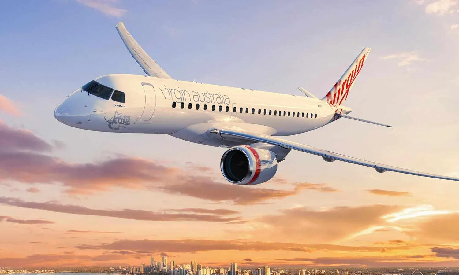 Virgin Australia E190-E2 rendering (Embraer)