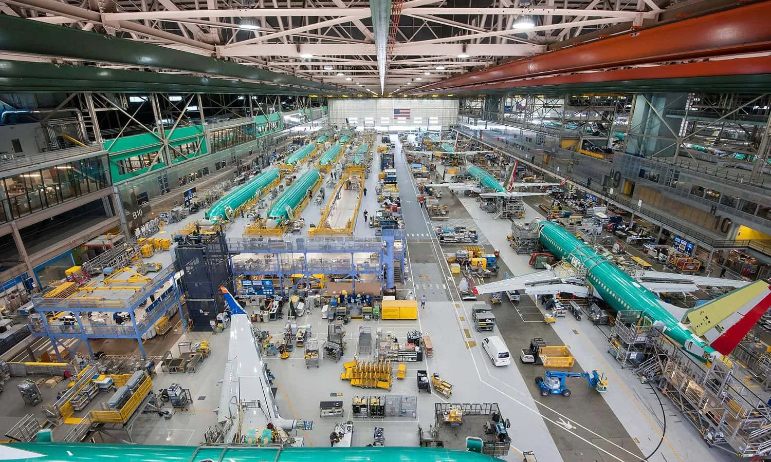 Boeing Renton assembly line (Boeing)