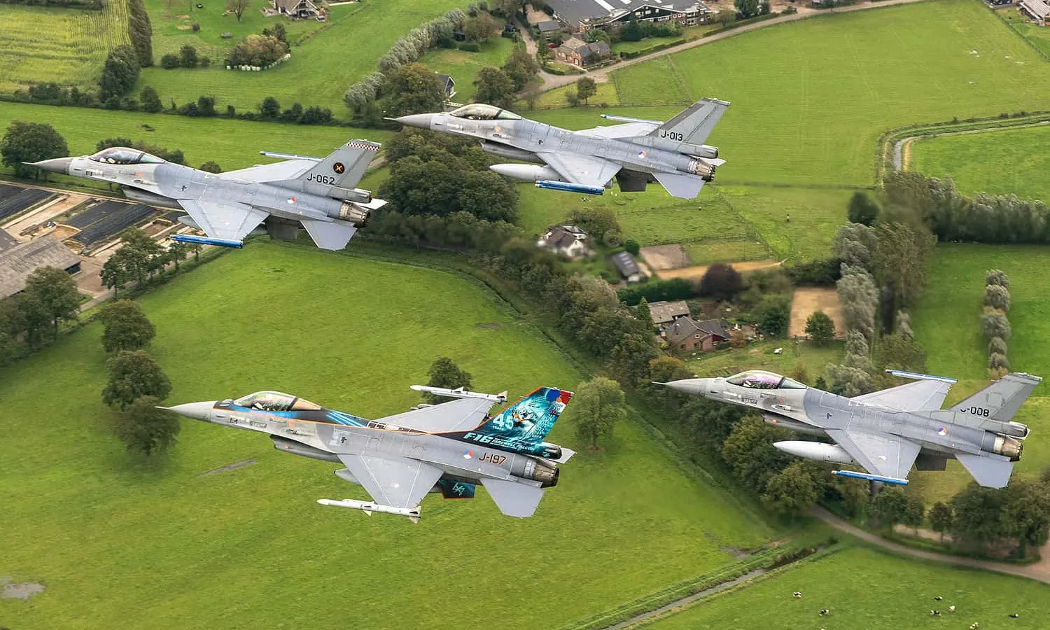 Royal Netherlands Air Force F-16 fighter jets (RNAF)