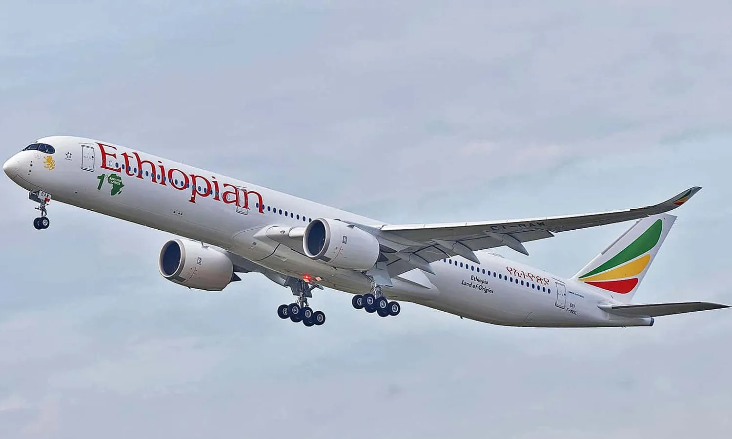 Ethiopian first A350-1000 (Airbus)