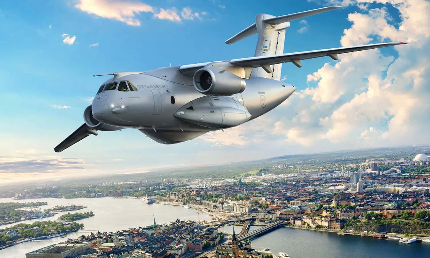 Swedish Air Force C-390 rendering (Embraer)