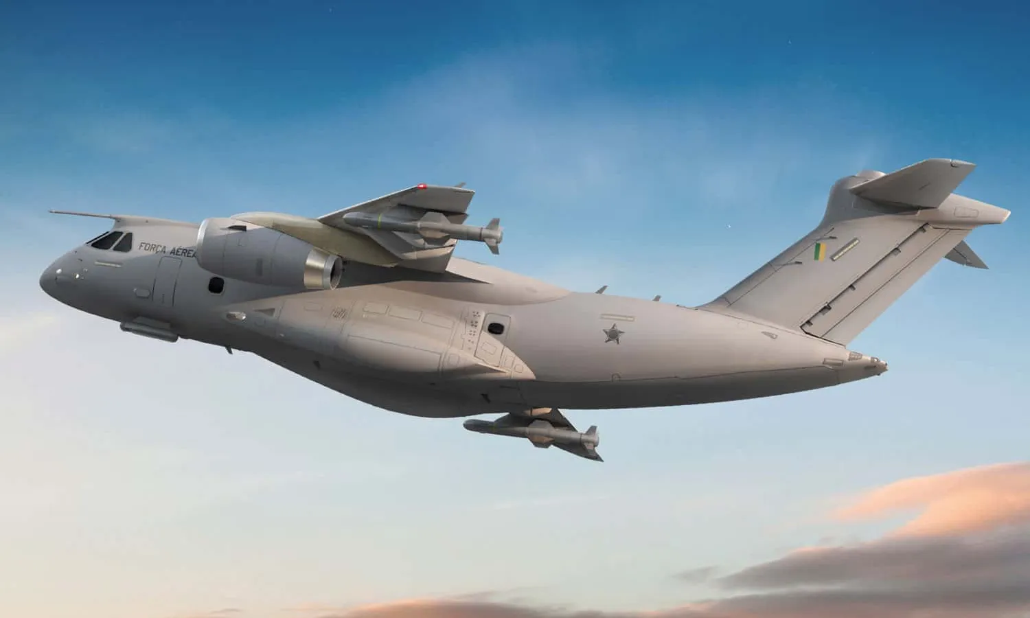 Brazilian Air Force C-390 ISR rendering (Embraer)