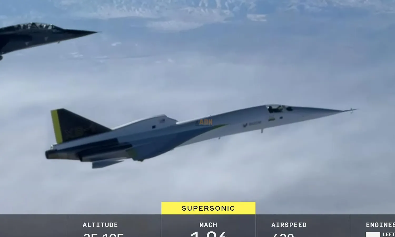 The XB-1 became "supersonic" (Boom)