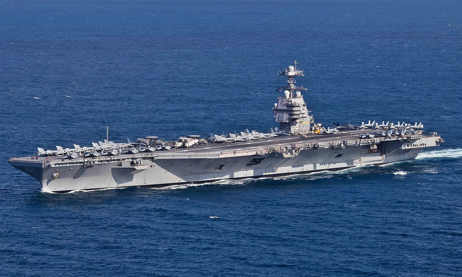 USS Gerald R Ford Deployed to Caribbean for Counter-Narcotics Operations - Trump administation