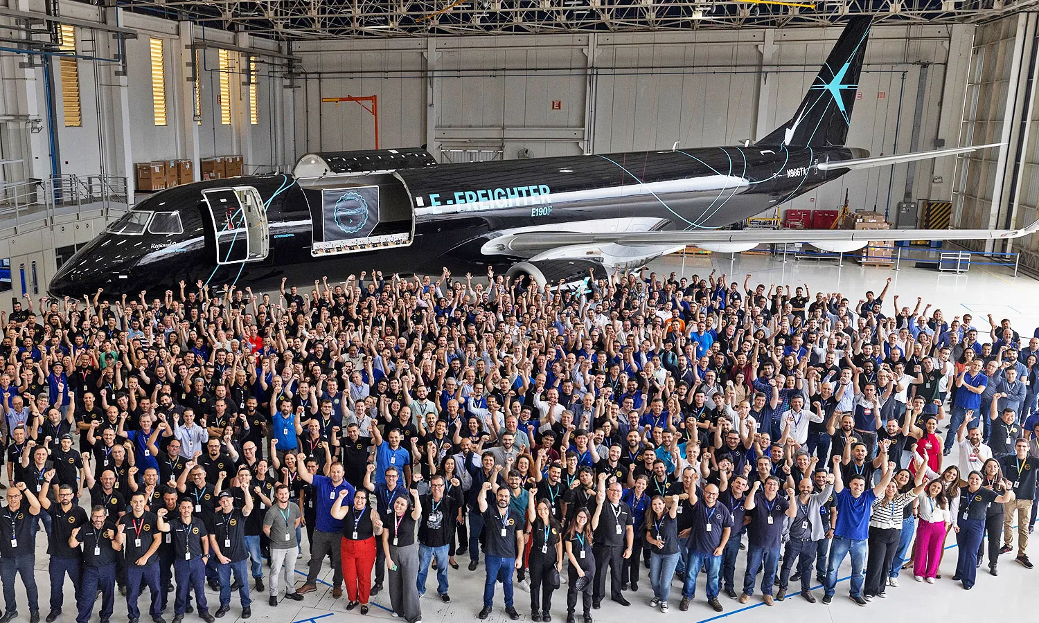 The sole E190F converted so far (Embraer)