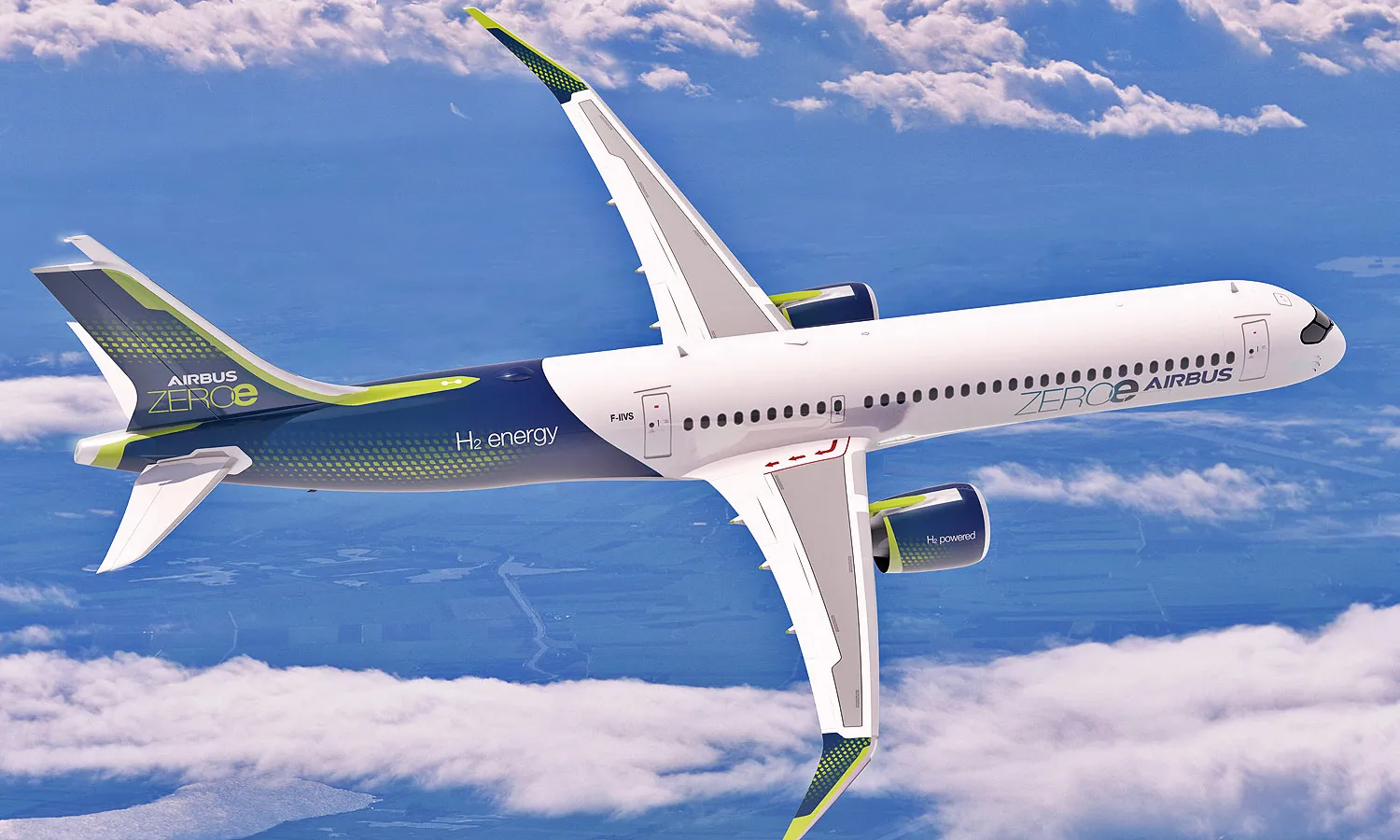 ZEROe hydrogen aircraft concept (Airbus)