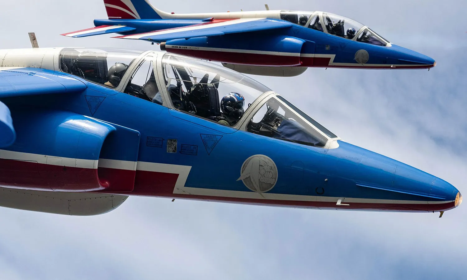 Alpha Jets of the Patrouille de France (FAF)