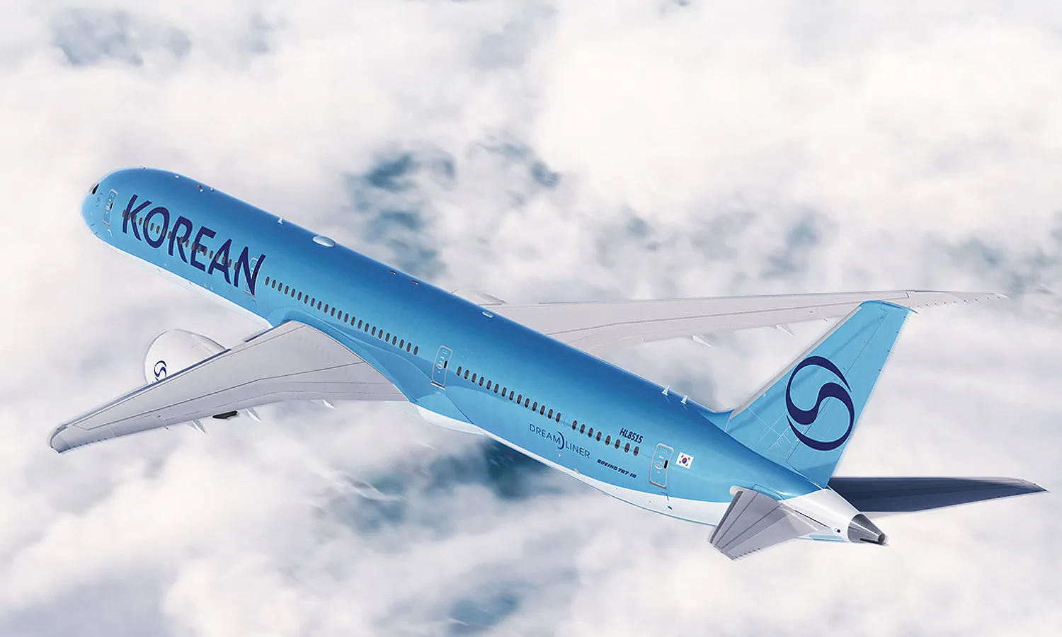Korean Air's new livery (Korean Air)