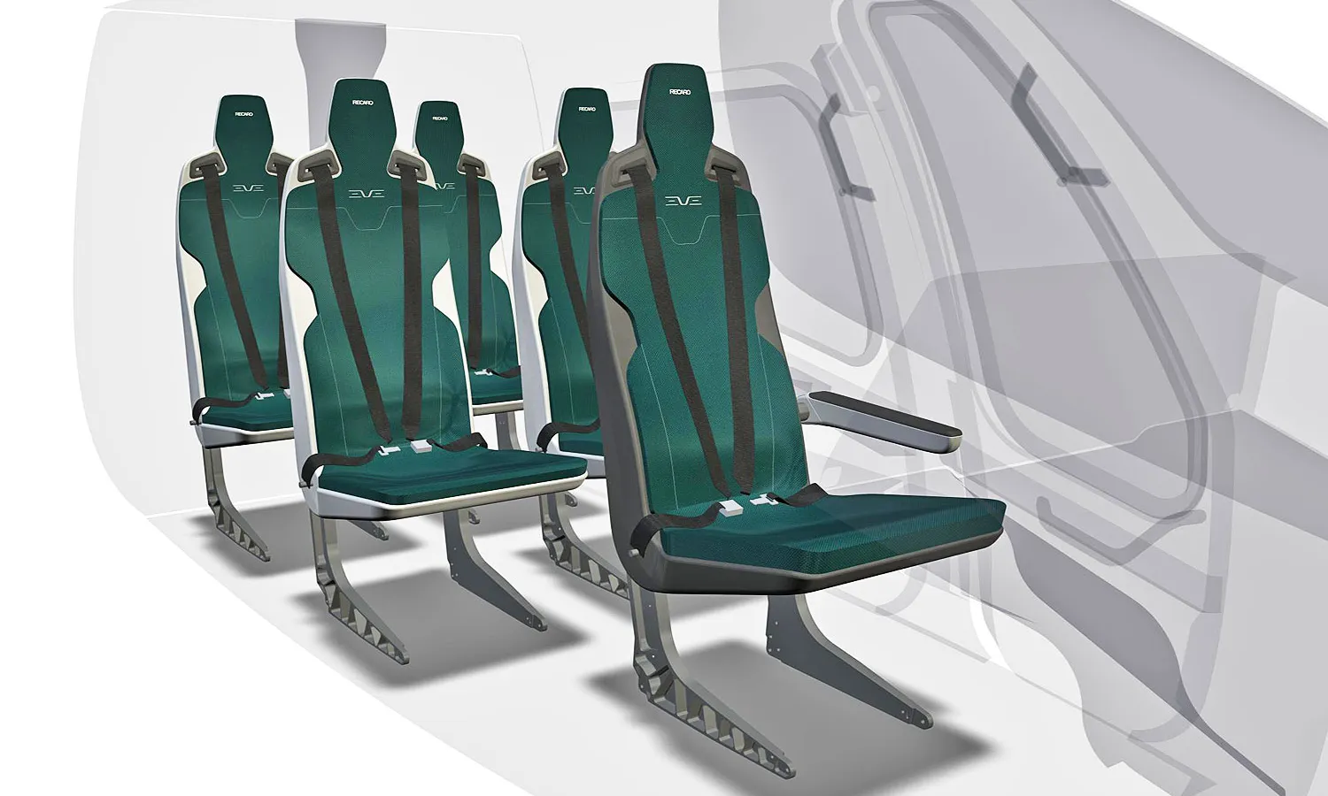 Eve Air Mobility eVTOL Recaro seats (Recaro)