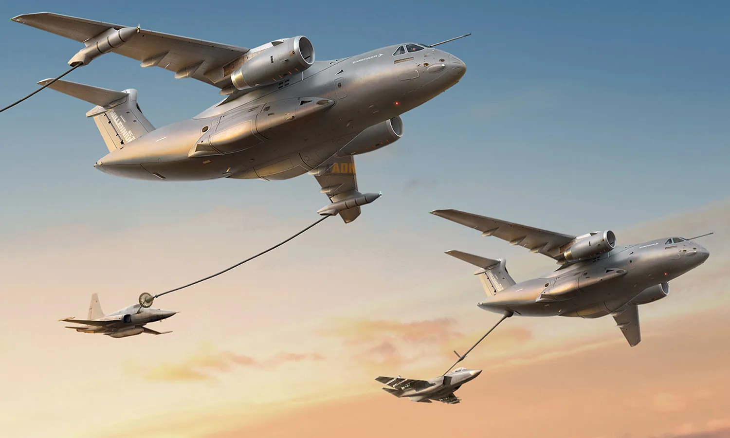 KC-390 Millennium as a multirole tanker (Embraer)