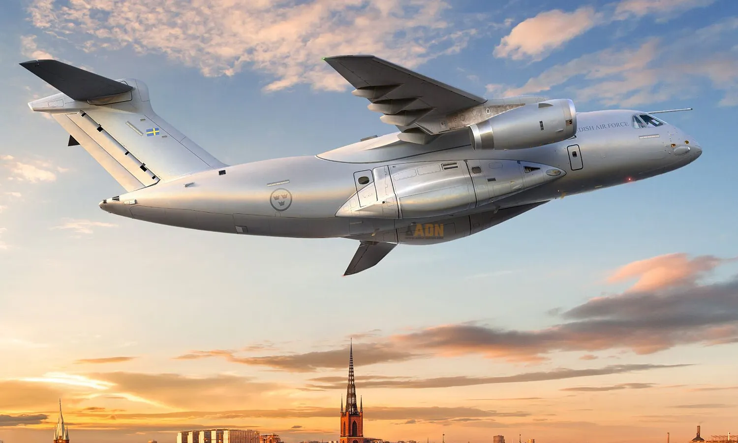 Swedish Air Force C-390 rendering (Embraer)