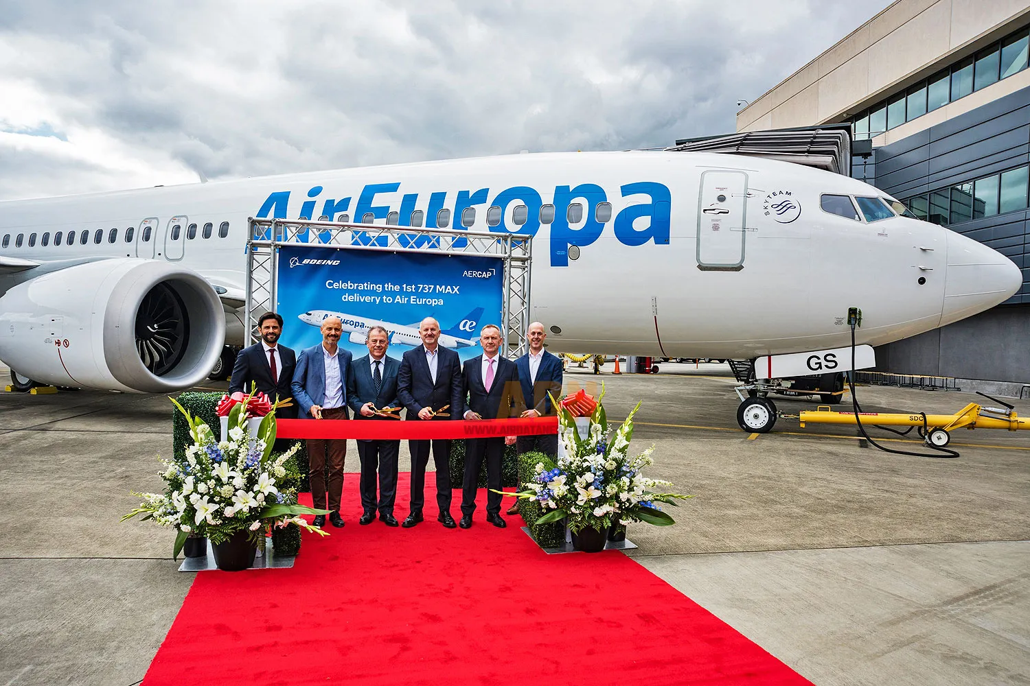 Air Europa first Boeing 737 MAX 8 (Globalia)