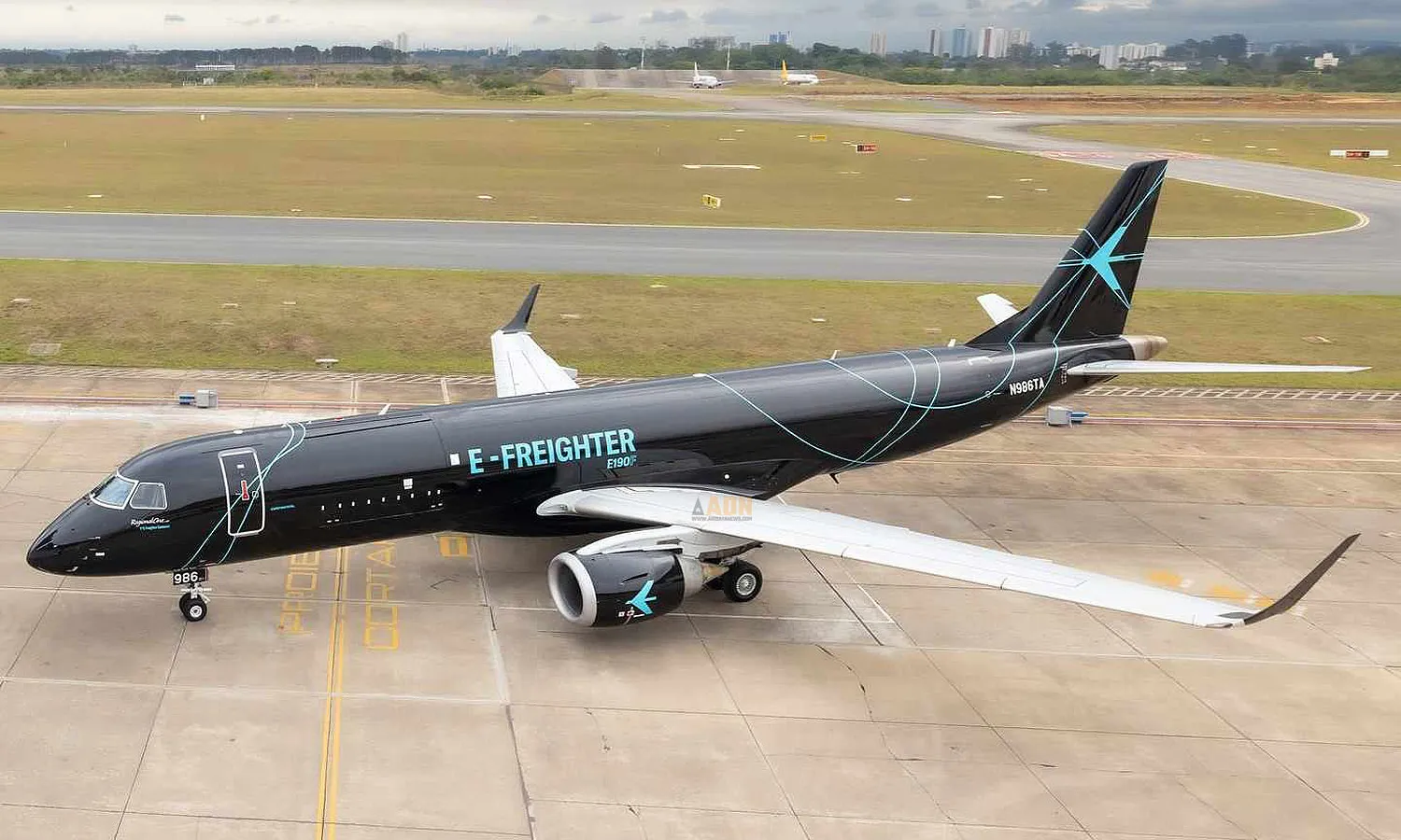 Aircraft belongs to Regional One, from US (Embraer)