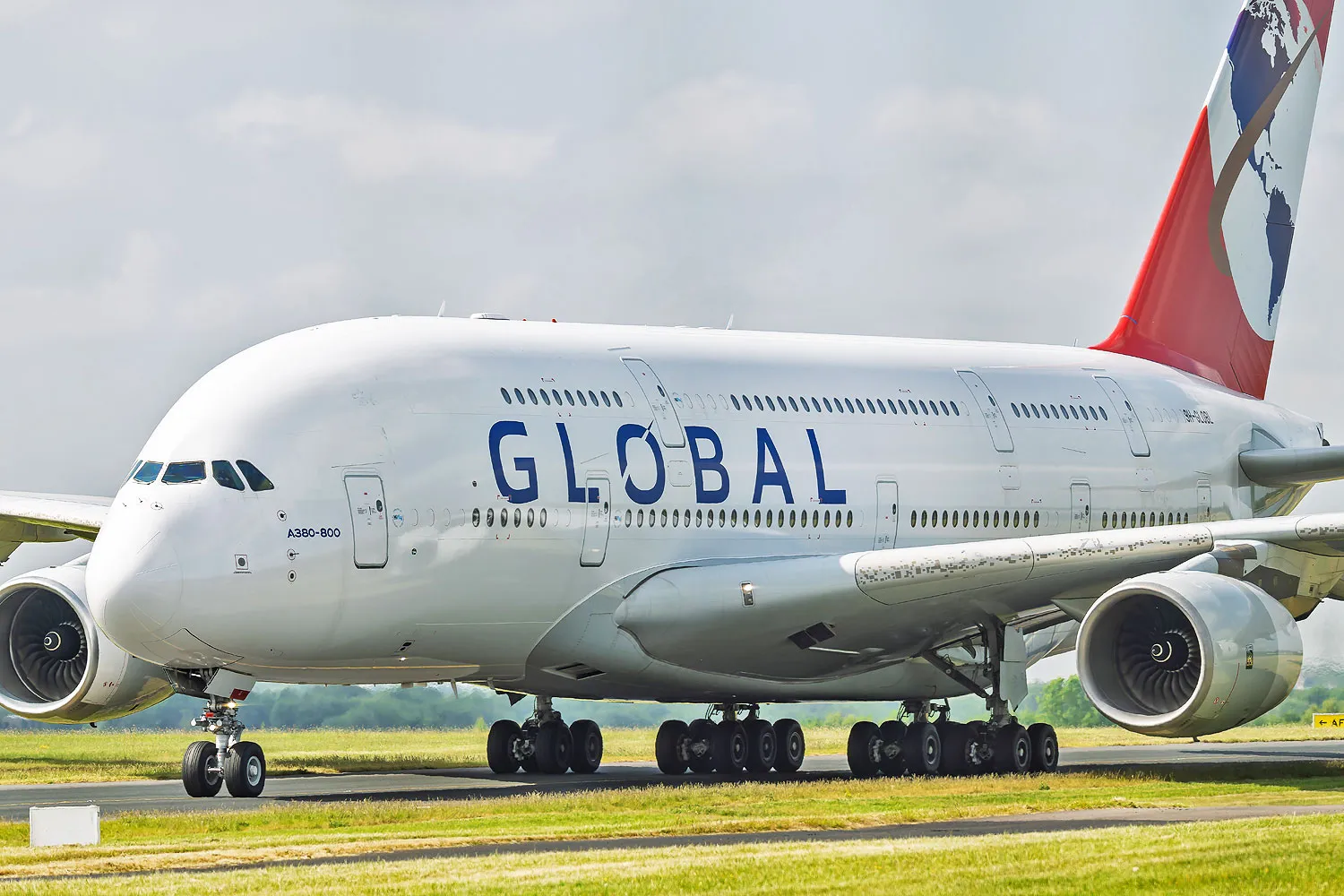 Global Airlines A380 9H-GLOBL (William Boyle)