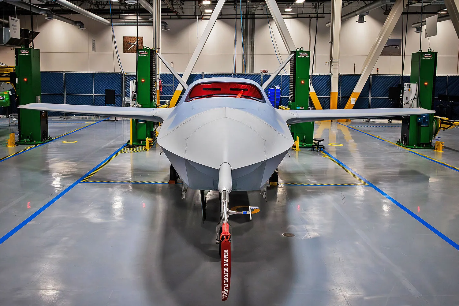 The first image of the YFQ-42A (GA)