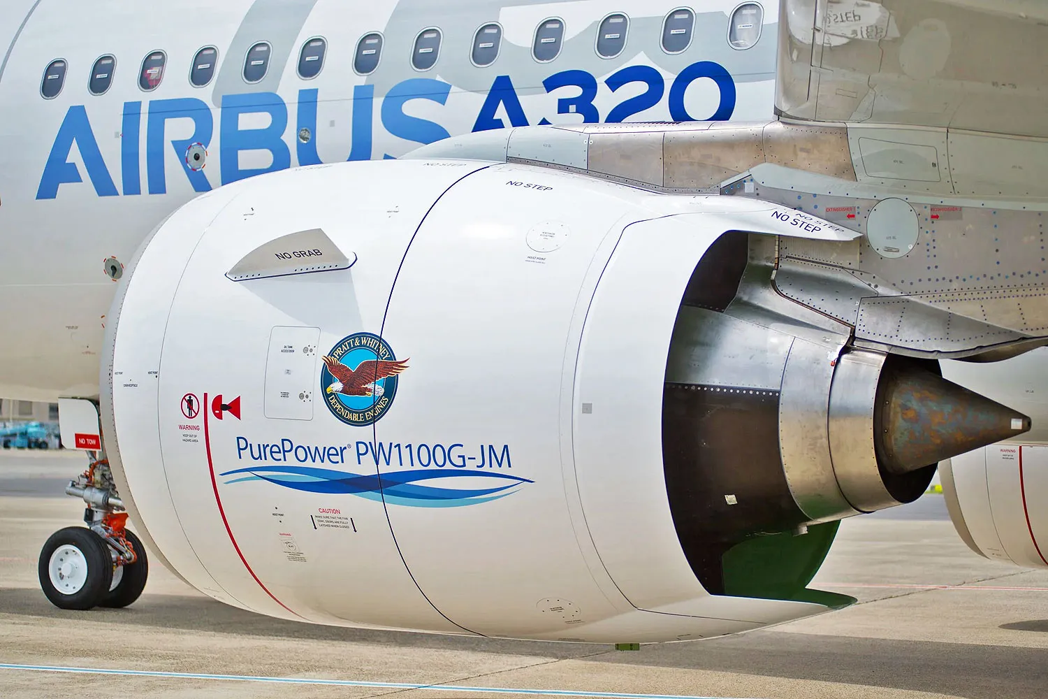 GTF PW1100G-JM engine (Airbus)